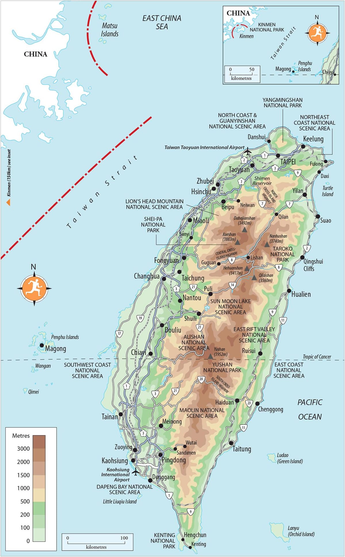 Térkép kenting Tajvan