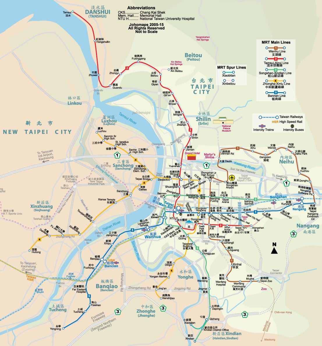 Tajvani taipei mrt térkép