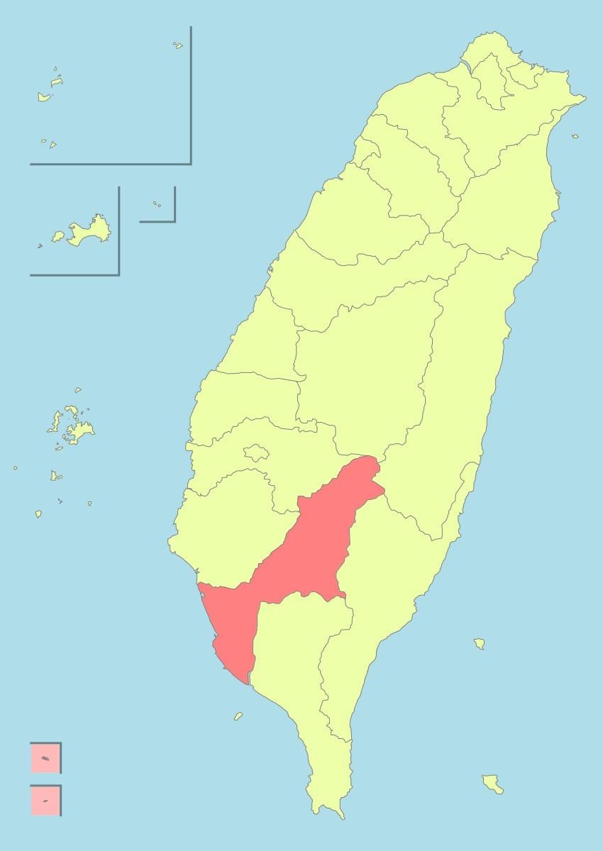 Térkép Tajvani kaohsiung