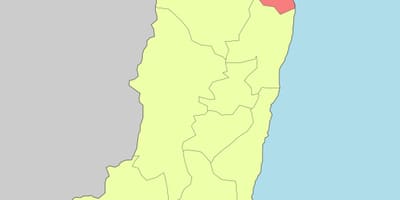 Térkép hualien Tajvan