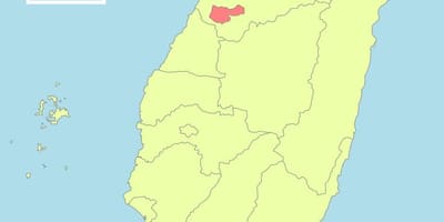 Térkép taichung Tajvan