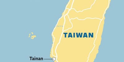 Tajvan, tainan térkép