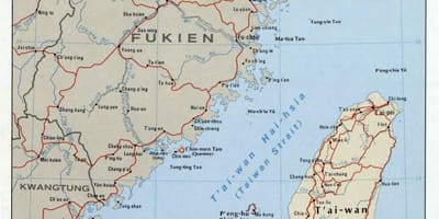 Térkép Tajvani-szoros