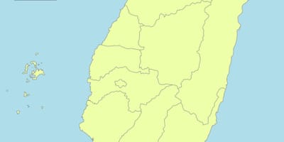 Tajvan térkép taoyuan